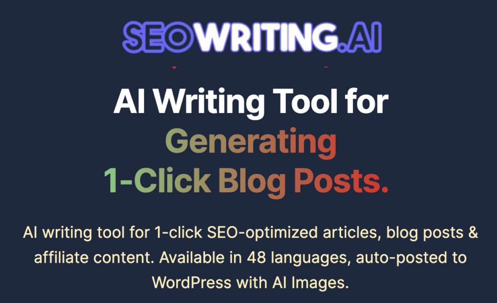 SEOwriting AI Writing Tool