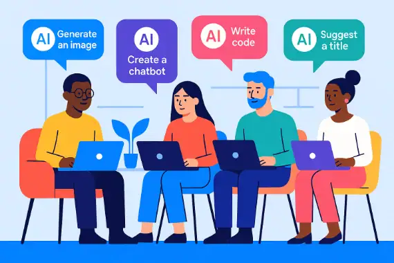 Community of AI users collaboratively creating prompts for ChatGPT, Claude and Gemini