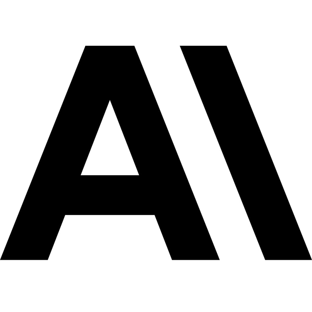 Anthropic logo, representing the AI company Anthropic known for its advanced and latest AI models